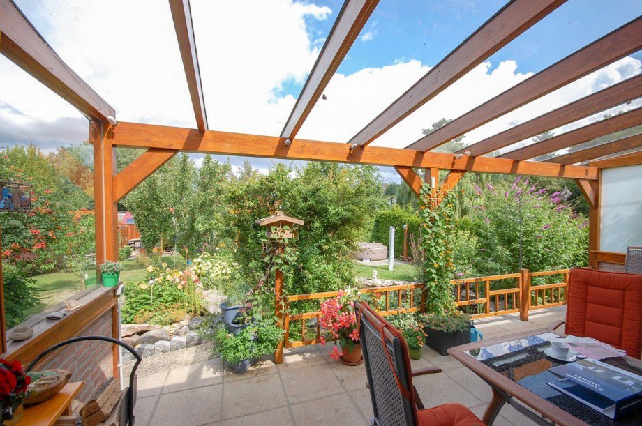 Blick von Terrasse Einfamilienhaus Neuenhagen