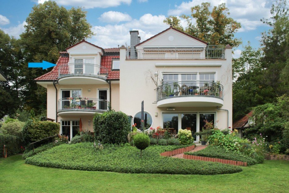 Gartenansicht Dachgeschosswohnung Berlin