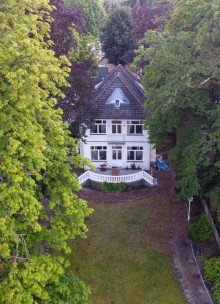 Luftaufnahme Seeseite Verkauft: Herrschaftliche Villa auf Wassergrundst�ck in Schm�ckwitz!