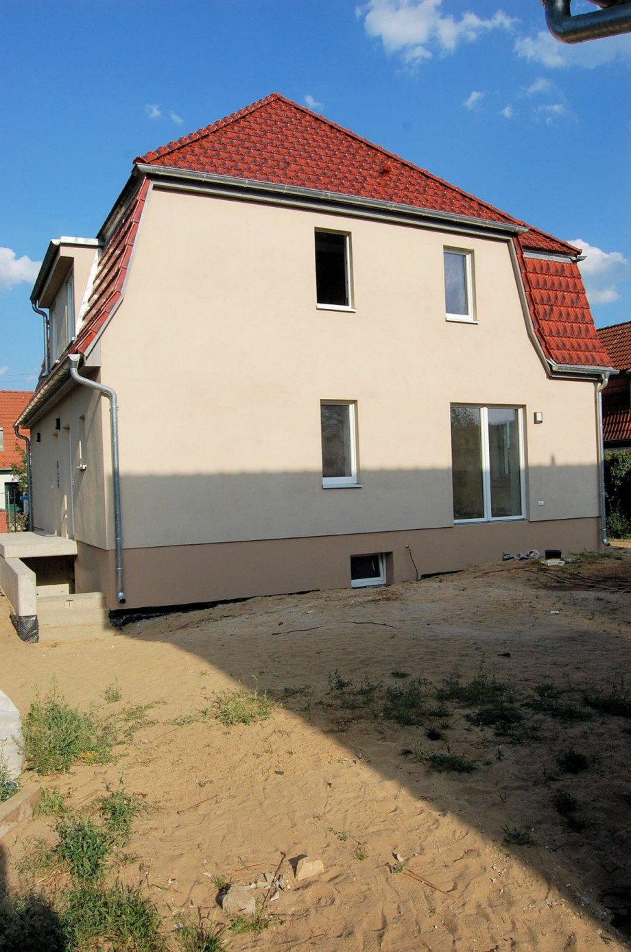 Gartenansicht Maisonettewohnung Erkner